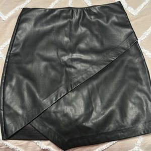 Dynamite faux leather skirt